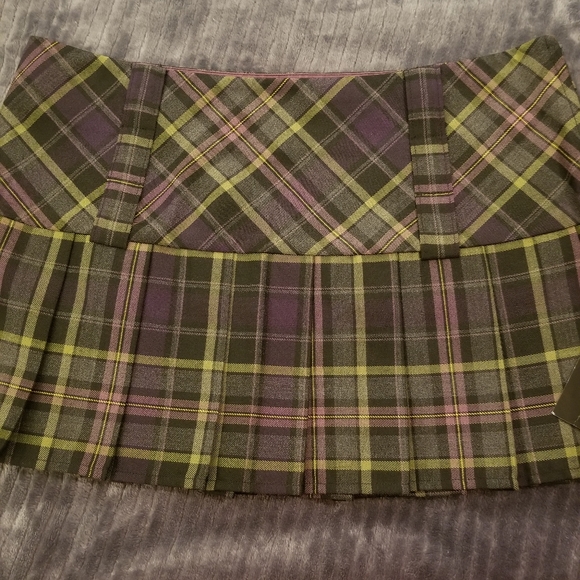 BNWT Stooshy Vintage y2k plaid skirt